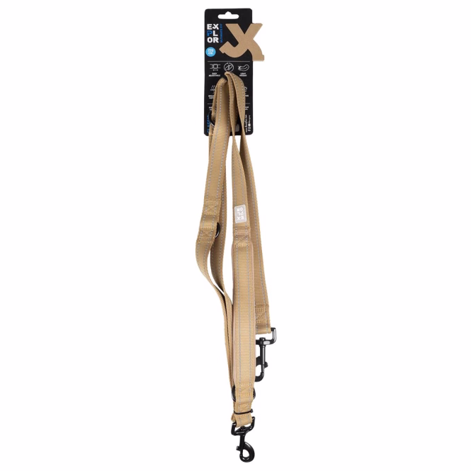 Verstellbare Trainingsleine Honey Gold, 16 mm