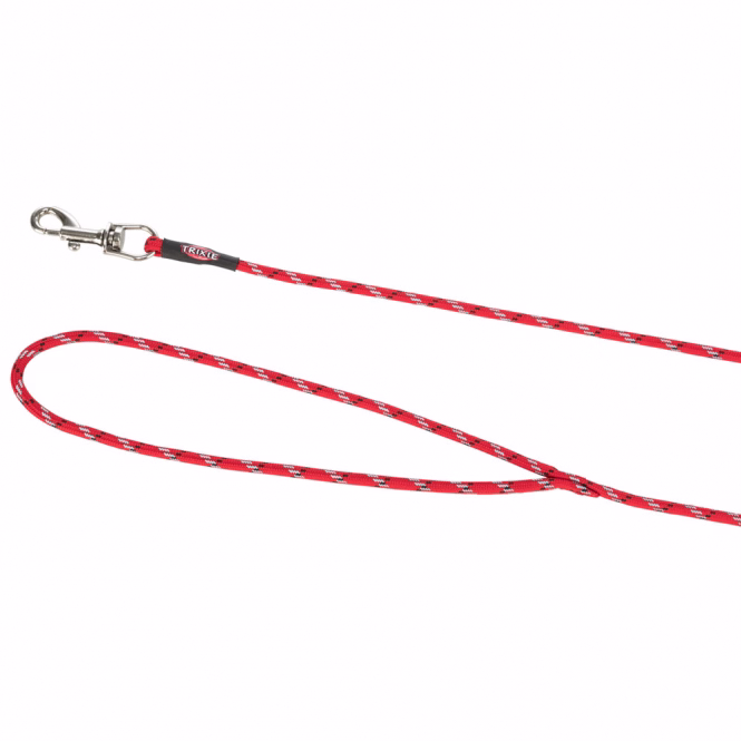 Runde Junior-Schleppleine Rot, 8 m