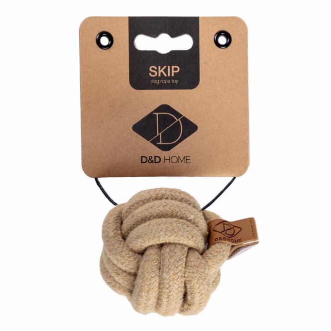 D&D Baumwollspielzeug Skip - sand - 9,5x9,5x9,5cm