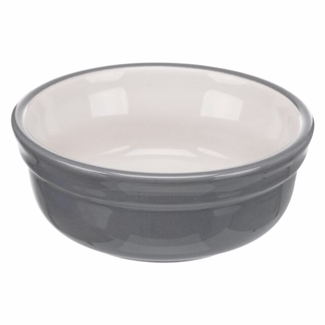Trixie Napf-Set, Keramik/Metall - petrol/grau - 2 × 1,6 l