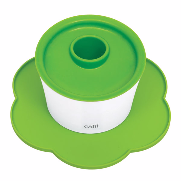CATIT Silikonmatte Blume - 30 cm - Grün