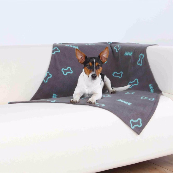 Trixie Fleecedecke Beany - 100 × 70 cm - taupe