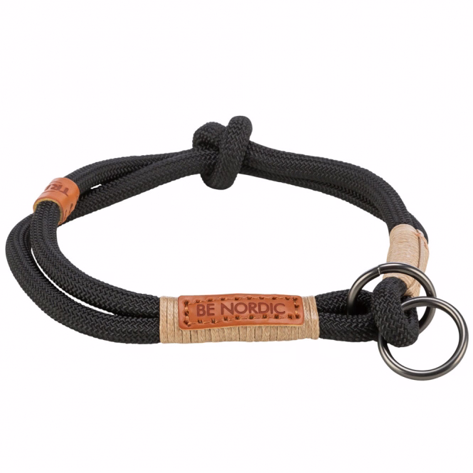 BE NORDIC Zug-Stopp-Halsband aus Tau
