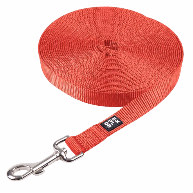 Duvoplus EXPLOR Trackingleine Classic flach - rot - 15m/20mm