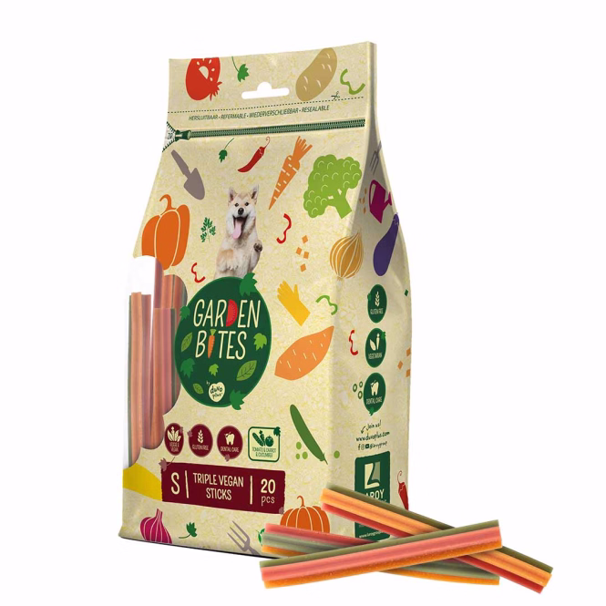 Garden Bites Dreifach Vegane Sticks - S - 13cm / 20 Stück
