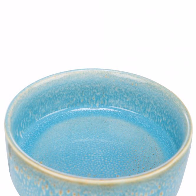 Trixie Keramiknapf mit Musterung - blau - 0,4 l/ø 13 cm