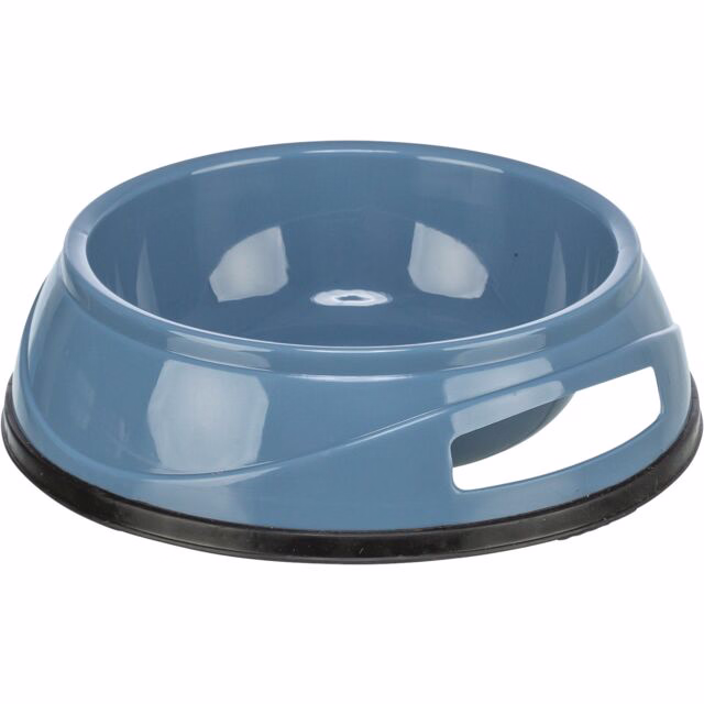 Trixie Kunststoffnapf mit Gummiring - 0,3 l/ø 12 cm