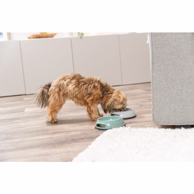 Trixie Kunststoffnapf mit Gummiring - 0,75 l/ø 16 cm