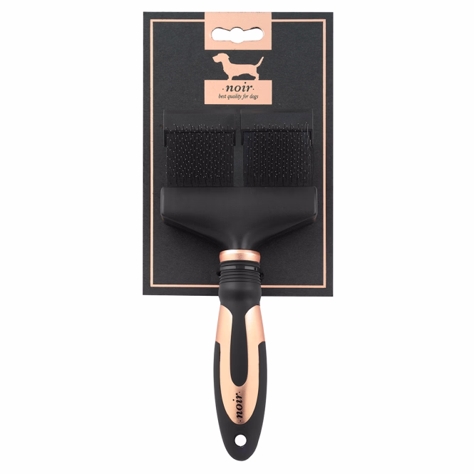 EBI Noir flexible Slicker-Bürste - 20,5 x 4,3cm