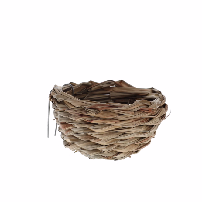 Duvoplus Schilfnest für Vögel - 3 Stück - Ø12cm