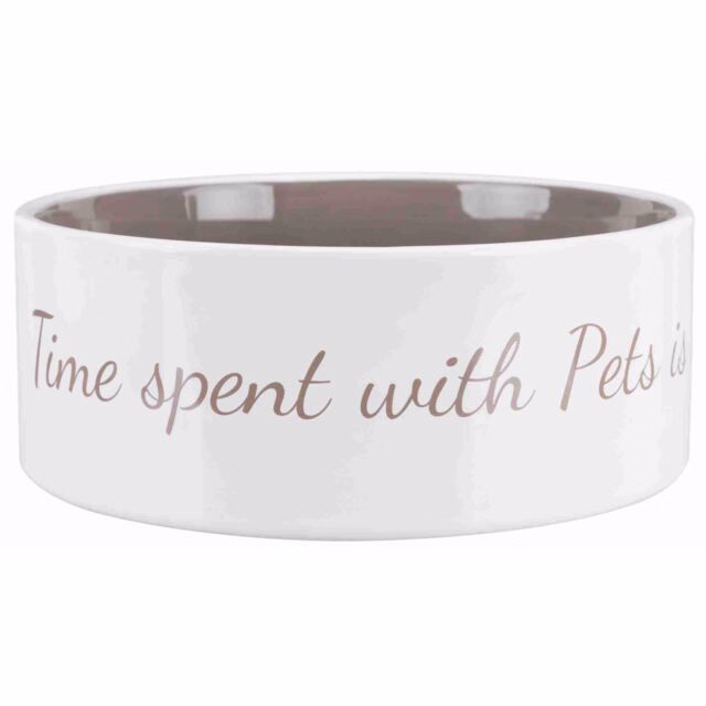 Trixie Keramiknapf Pet's Home - creme/taupe - 1,4 l/ø 20 cm