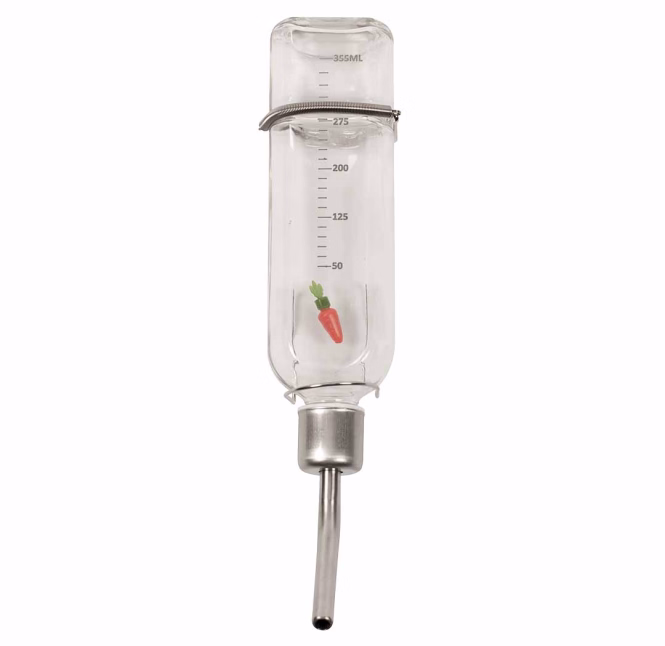 Duvoplus Kleintier-Trinkflasche aus Glas - 760ml