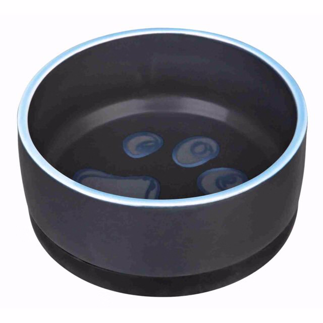 Trixie Keramiknapf Pfote mit Gummiring - 0,4 l/ø 12 cm