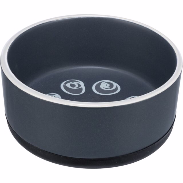 Trixie Keramiknapf Pfote mit Gummiring - 0,75 l/ø 16 cm