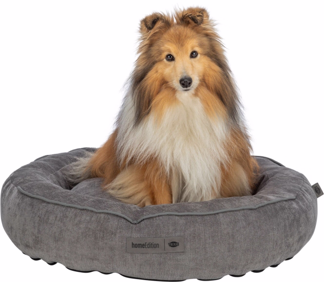 Trixie Vital Bett Lennox, rund - grau - ø 60 cm