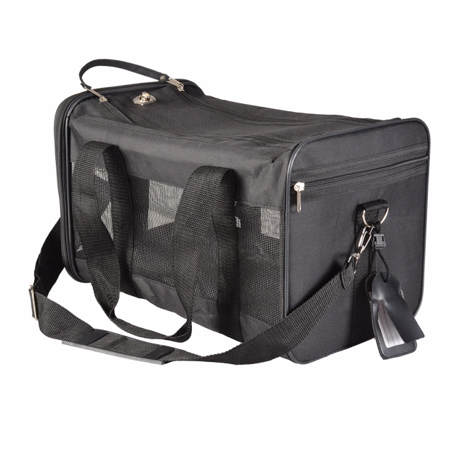 Duvoplus Reisetasche Nylon - schwarz - M - 50 x 27 x 29cm - max. 7kg