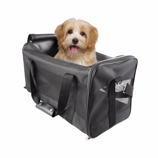 Duvoplus Reisetasche Nylon - schwarz - M - 50 x 27 x 29cm - max. 7kg