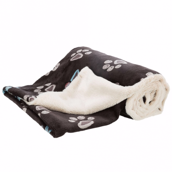 Trixie Plüsch-Decke Jimmy - taupe/beige - 100 × 70 cm