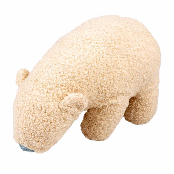 D&D Hundespielzeug Banjo Teddystoff - beige - S - 22x12x13cm