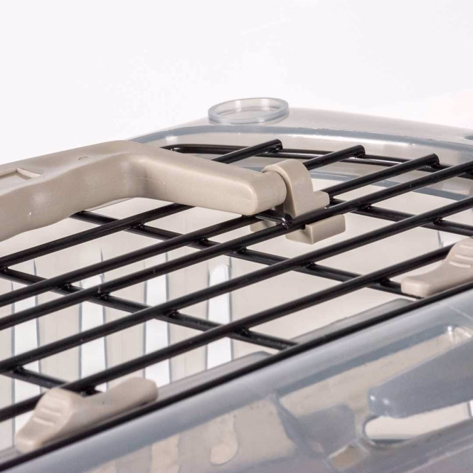EBI Transportbox Adventurer - transparent/grau - 57x38x38cm - max. 12kg
