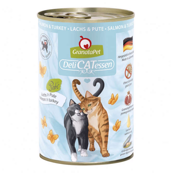 GranataPet Delicatessen Dose Lachs & Pute - 400 g