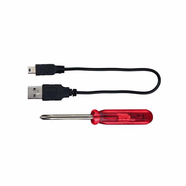 Trixie Flash Leuchtring USB Orange - XS-S