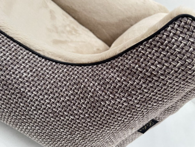 Lebon Hundebett Louis PLUS - Braun - 100 x 75 cm