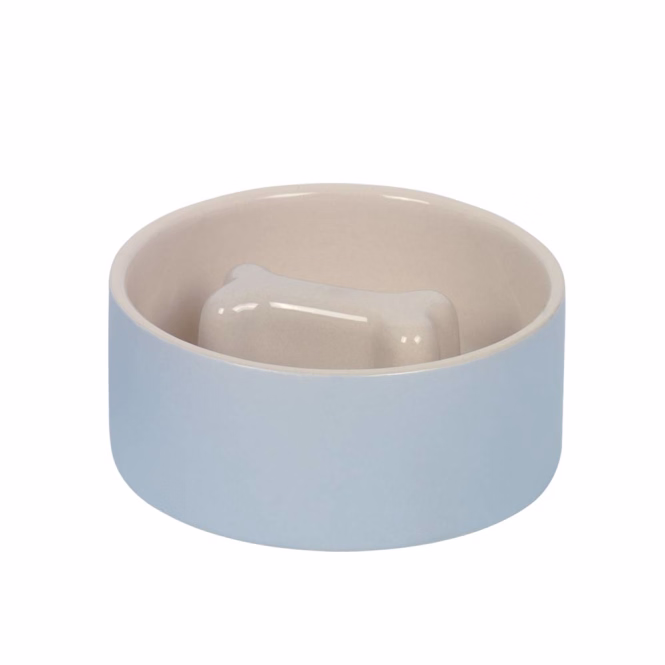 Nobby Anti-Schling-Napf Bone - 1000ml / Ø 18 x 7 cm
