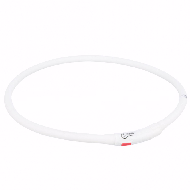 Trixie Flash Leuchtring USB aus Silikon - bunt