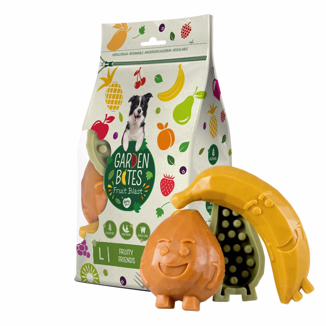 Garden Bites Fruity Friends - L - 12,5cm / 3 Stück