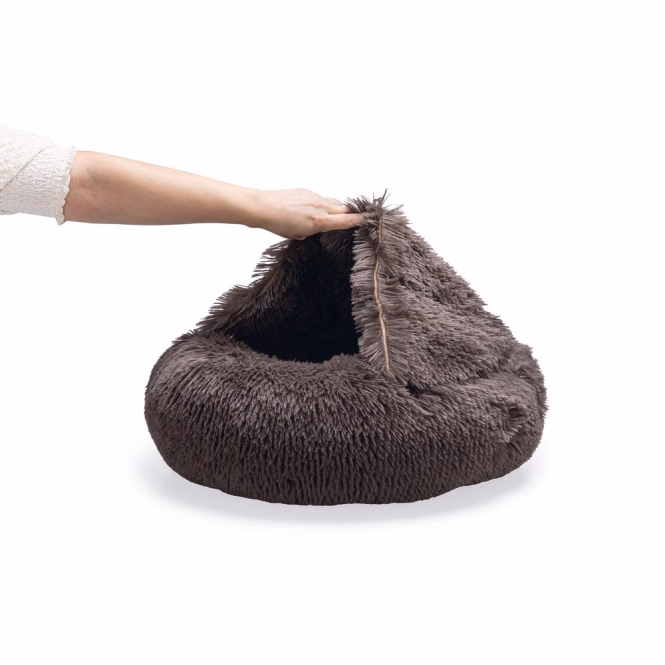 Beeztees Kuschelbett Yala - Braun - 50cm
