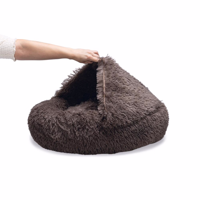 Beeztees Kuschelbett Yala - Braun - 50cm
