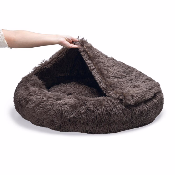 Beeztees Kuschelbett Yala - Braun - 80cm