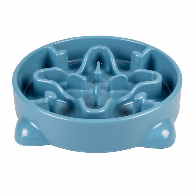 Duvoplus Anti-Schlingnapf - petrolblau - 1000ml / 32x32x6cm