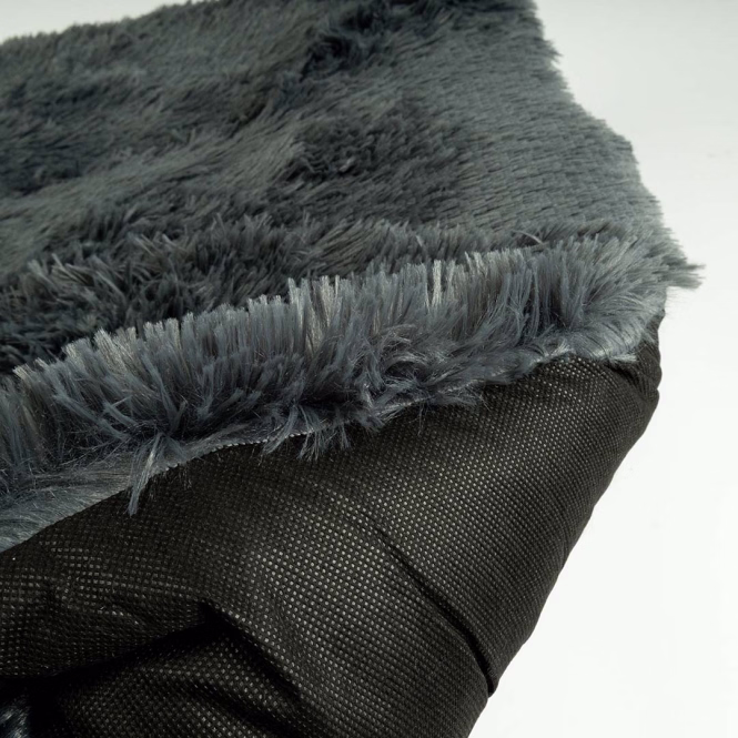 Duvoplus Liegematte Snug - dunkelgrau - XXL - 122x76x7cm