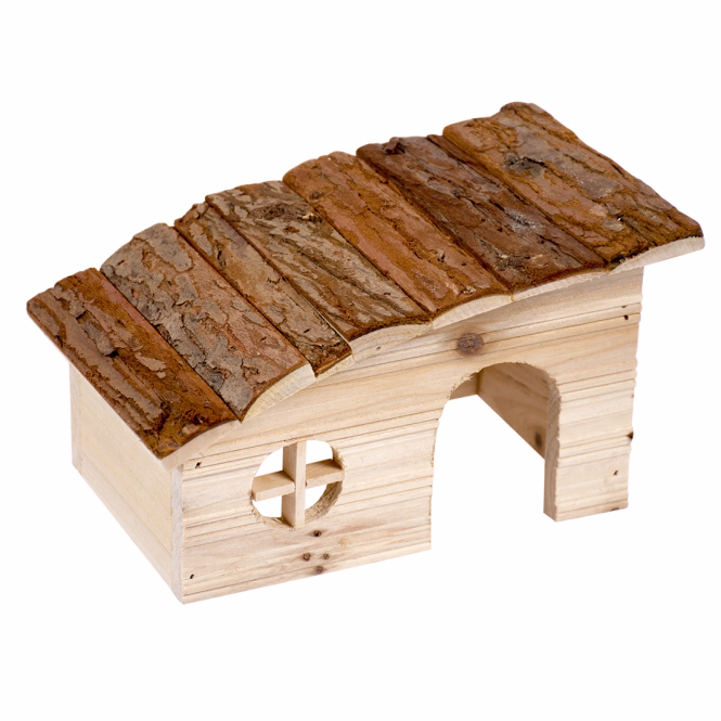 Duvoplus Kleintierhaus mit Schrägdach - 20 x 13 x 12cm
