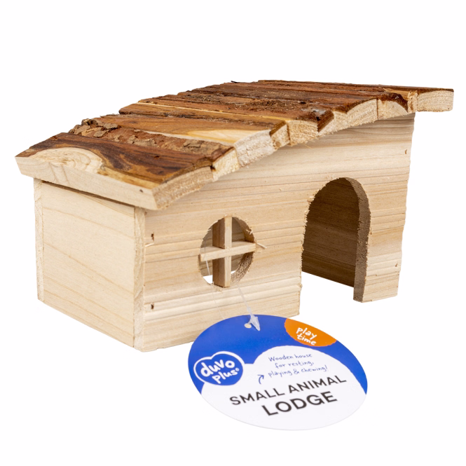 Duvoplus Kleintierhaus mit Schrägdach - 20 x 13 x 12cm