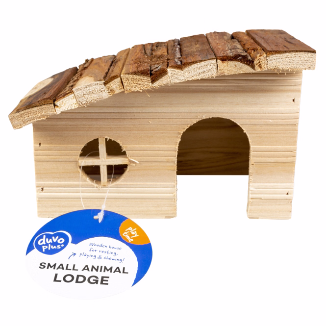 Duvoplus Kleintierhaus mit Schrägdach - 31 x 23 x 18cm