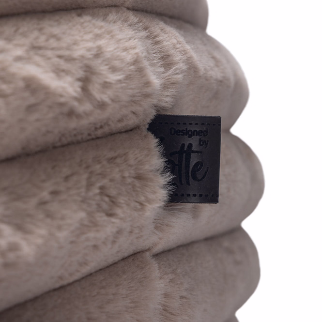 Designed by Lotte Hundebett Reza - rund, beige - 80 x 20 cm