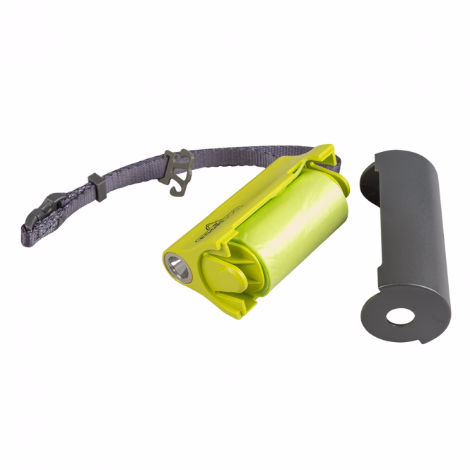 Poopidog Hundekotbeutelspender mit LED - violett