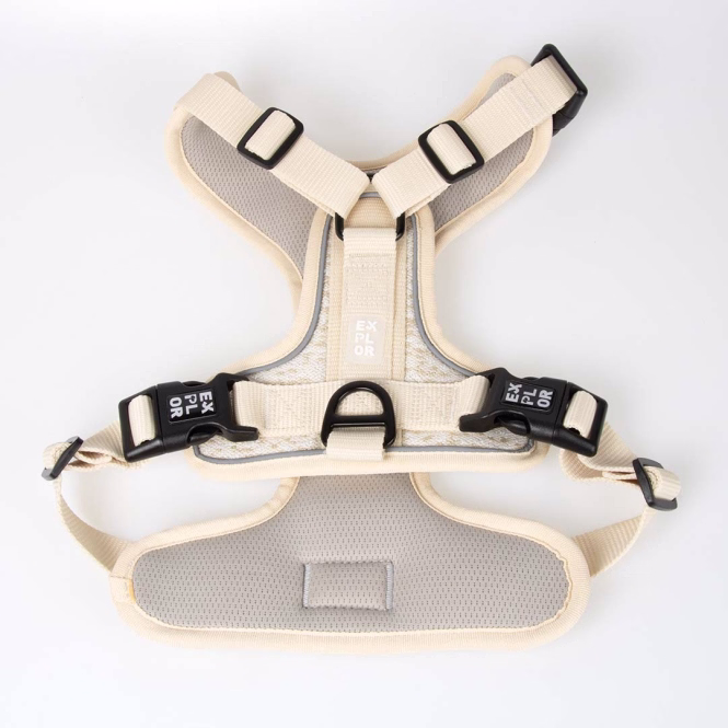 Duvoplus EXPLOR Ultimate Fit No-Pull-Geschirr - antique white - M - 40-49cm - 49-65cm