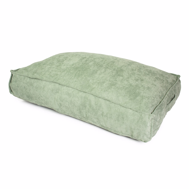 Duvoplus Kissen Velvet rechteckig - grün - 97x68x18,5cm