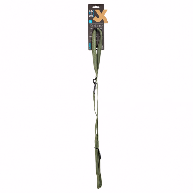 Duvoplus EXPLOR Ultimate Fit On-The-Road-Leine Classic - Undercover Green - 130cm - 25mm