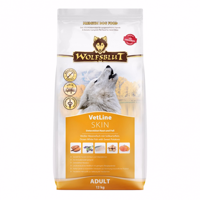 Wolfsblut VetLine Skin & Coat - 12 kg
