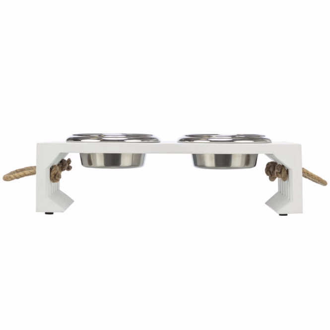 Trixie BE NORDIC Napf-Set, MDF/Edelstahl - 2 × 0,9 l