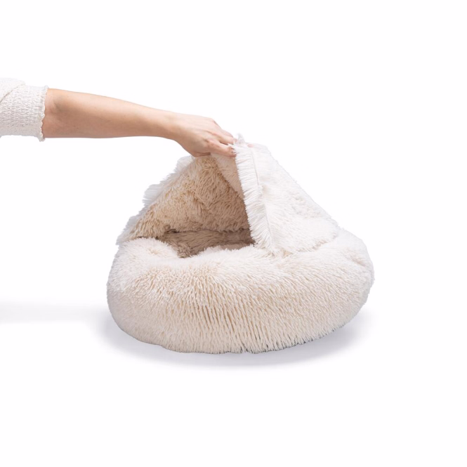 Beeztees Kuschelbett Yala - Beige - 50cm