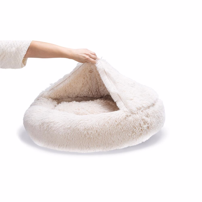 Beeztees Kuschelbett Yala - Beige - 60cm