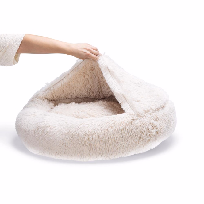 Beeztees Kuschelbett Yala - Beige - 70cm