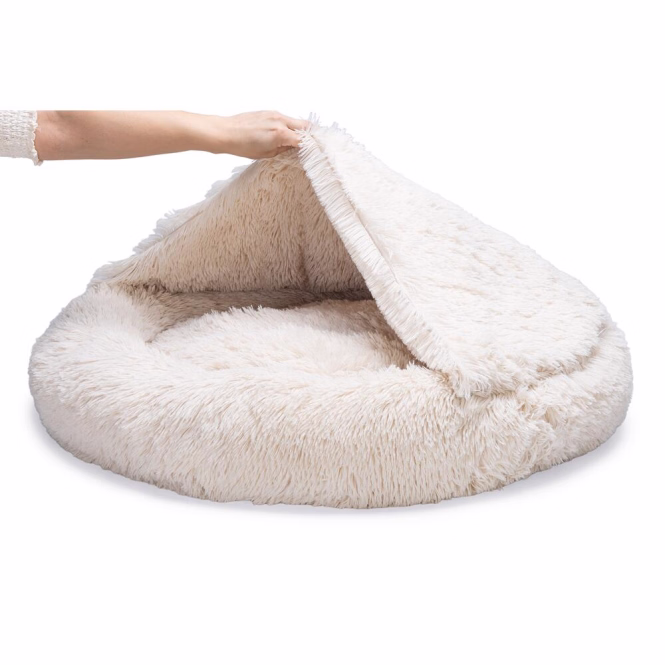 Beeztees Kuschelbett Yala - Beige - 80cm